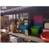 Image 2 : ASSORTED DECORATIVE ITEMS, FLIP FLOPS, BASKETS, & MORE