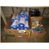 Image 2 : BOX OF SUMMER A/C TYPE POOL FILTERS, TY PLUSH TOYS, & ORGANIZERS