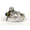 Image 3 : Sterling Silver Paua Shell Ring, Size 9.75