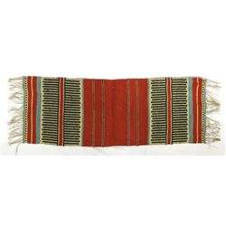 Historic New Mexico Chimayo Fringed Wool Textile