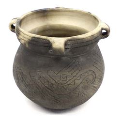 Mayan Multi-Handle Pottery Jar Replica