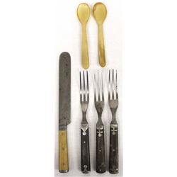 Antique Wood and Bone Utensils