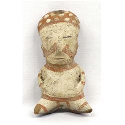 Rare Pre Columbian Chinesco Pottery Figure