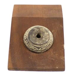 Prehistoric Toltec Pottery Spindle Whorl