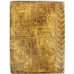 Hand Crafted South American Peruvian Wood Plaque