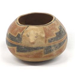 Historic Casas Grandes Pottery Effigy Bowl