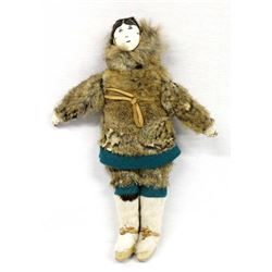 Antique Northwest Coast Eskimo Doll