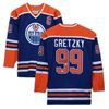 Image 1 : WAYNE GRETZKY SIGNED OILERS CAPTAIN JERSEY (UPPER DECK COA)