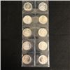 Image 1 : 1960s CANADIAN 50c SILVER COINS (.800/ .500)