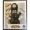 Image 1 : HILLBILLY JIM SIGNED 8X10 PROMO WRESTLING PHOTO (WWF)