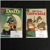 Image 1 : 1950s DELL COMICS BOOK LOT (DAFFY/ CHIP 'N' DALE)