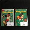 Image 1 : 1950s WALT DISNEY'S MICKEY MOUSE COMICS BOOK LOT (DELL COMICS)