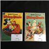 Image 1 : 1950s WALT DISNEY'S MICKEY MOUSE COMICS BOOK LOT (DELL COMICS)