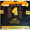 Image 1 : LE Bobby Orr Signed Bruins Stats Jersey (Authentic Auto)