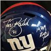 Image 2 : TIKI BARBER SIGNED NY GIANTS FULL SIZE SPEED HELMET ( JSA COA)