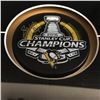Image 2 : SIDNEY CROSBY SIGNED CUSTOM FRAMED STANLEY CUP PUCK SHADOW BOX ( FRAMEWORTH COA)