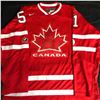 Image 3 : RYAN GETZLAF SIGNED TEAM CANADA HOCKEY JERSEY  (AJ SPORTS HOLOGRAM)