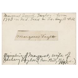 Margaret Taylor Signature