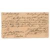 Image 1 : John Hancock Autograph Document Signed