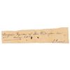 Image 1 : John Penn Autograph Document Signed