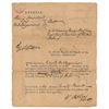 Image 1 : George Walton Document Signed