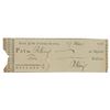 Image 1 : Rufus King Signed Check