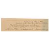 Image 1 : James McHenry Signed Check
