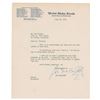 Image 1 : Joe McCarthy Signed Photograph and Letter