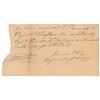 Image 1 : James Otis, Jr Autograph Document Signed