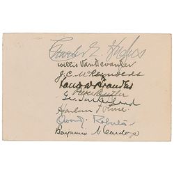 Hughes Court Signatures