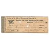Image 1 : Joseph Story Signed Check