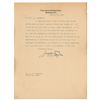 Image 1 : William H. Taft Typed Letter Signed