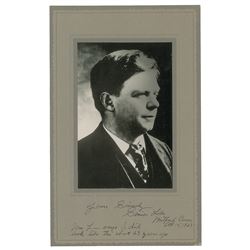 Simon Lake Signed Photograph