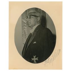 Francois 'Papa Doc' Duvalier Signed Photograph