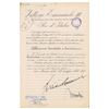Image 1 : Benito Mussolini and Victor Emmanuel III Document Signed