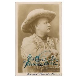 Gordon W. 'Pawnee Bill' Lillie Signed Photograph