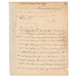 Edmond-Charles Genet Autograph Letter Signed