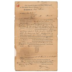 Judah Benjamin Document Signed
