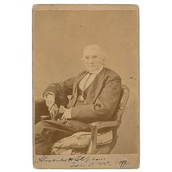 Alexander Stephens Signed Photograph