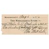 Image 1 : Billy Mitchell Signed Check