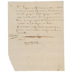 Napoleon Document Signed