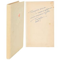 Yuri Gagarin Signed Book