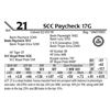 Image 1 : SCC Paycheck 17G