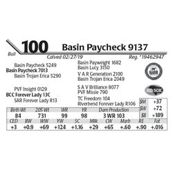 Basin Paycheck 9137