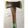 Image 2 : As Found Original 3.5lb Light Weight Swedish Saddle Axe with Original 32" Haft