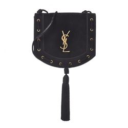 Yves. St. Laurent Suede Satchel