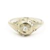 Image 1 : Art Deco Gold/Diamond Filigree Ring