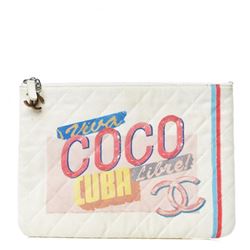 Chanel Canvas Cosmetic Case