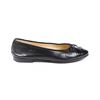 Image 1 : Chanel Leather Cap Ballet Flats