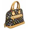 Image 2 : Louis Vuitton Black Multicolore Monogram Alma Handbag